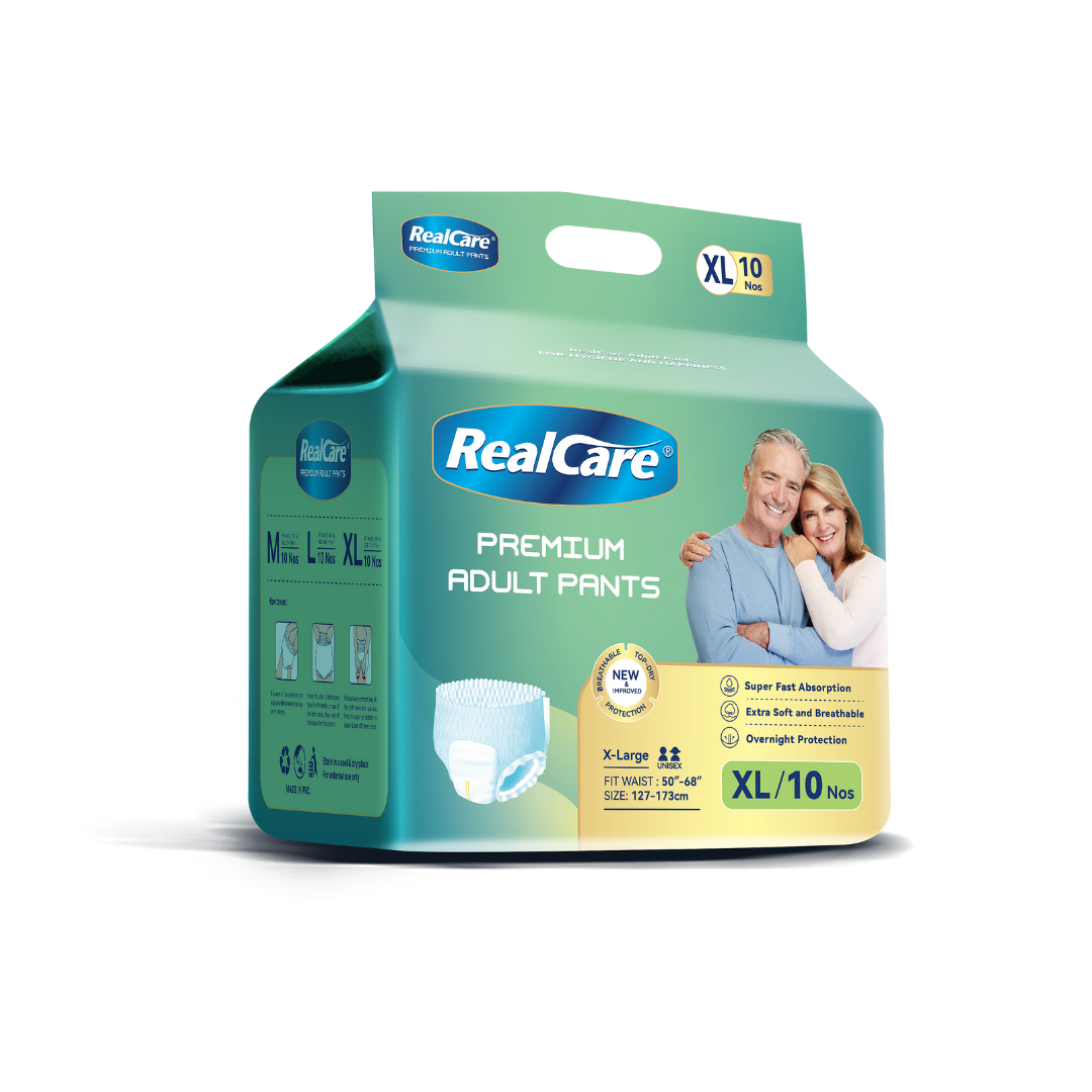 REALCARE ADULT DIAPER PANT TYPE XL 10`S - PACK OF 3