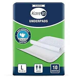 KAREIN CLASSIC UNDERPADS FOR ADULTS 10`S- PACK OF 3