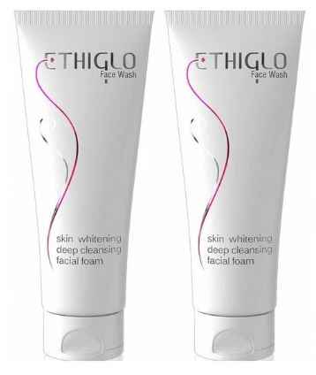 ETHIGLO SKIN WHITENING FACE WASH - 70G PACK OF 2