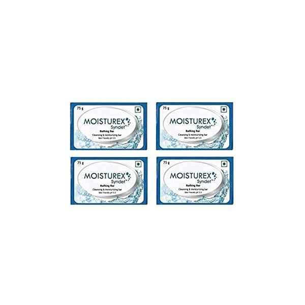 MOISTUREX SYNDET BATHING BAR - 75 G ( PACK OF 4)