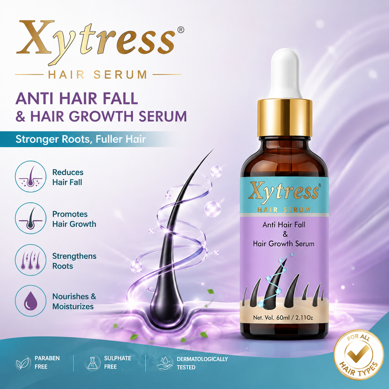 XYTRESS HAIR SERUM -60ML