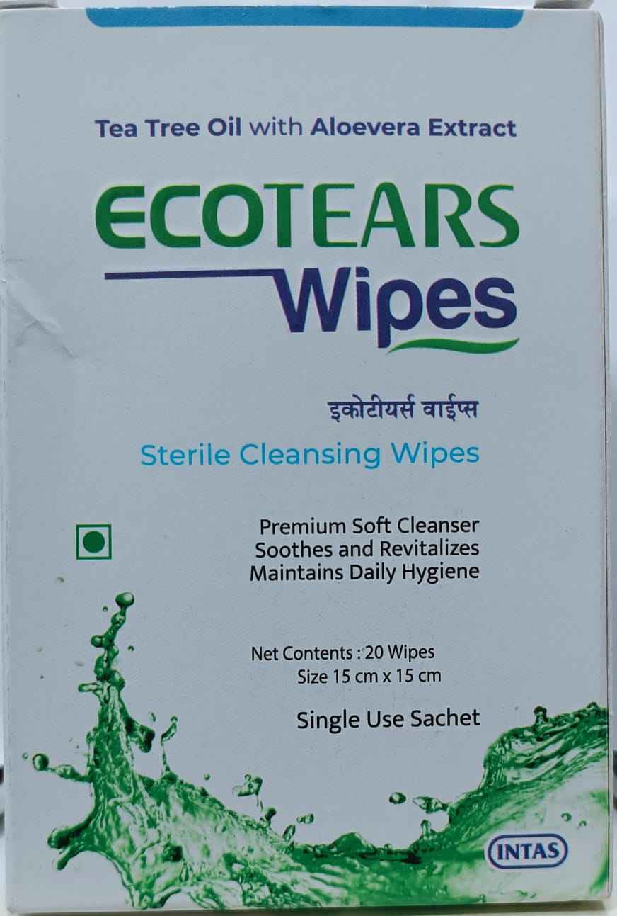 ECOTEARS WIPES -20 WIPES (15CM*15CM)
