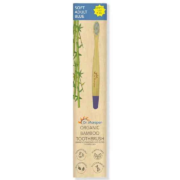 DR. MOREPEN ORGANIC BAMBOO TOOTHBRUSH PACK OF 4